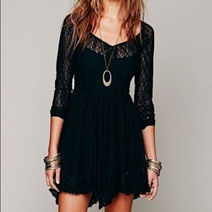 NWT Intimately Free People Long Sleeve Lace Dress